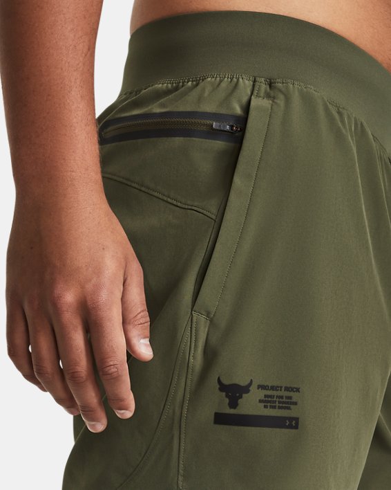 Men's Project Rock Unstoppable Shorts in Green image number 3
